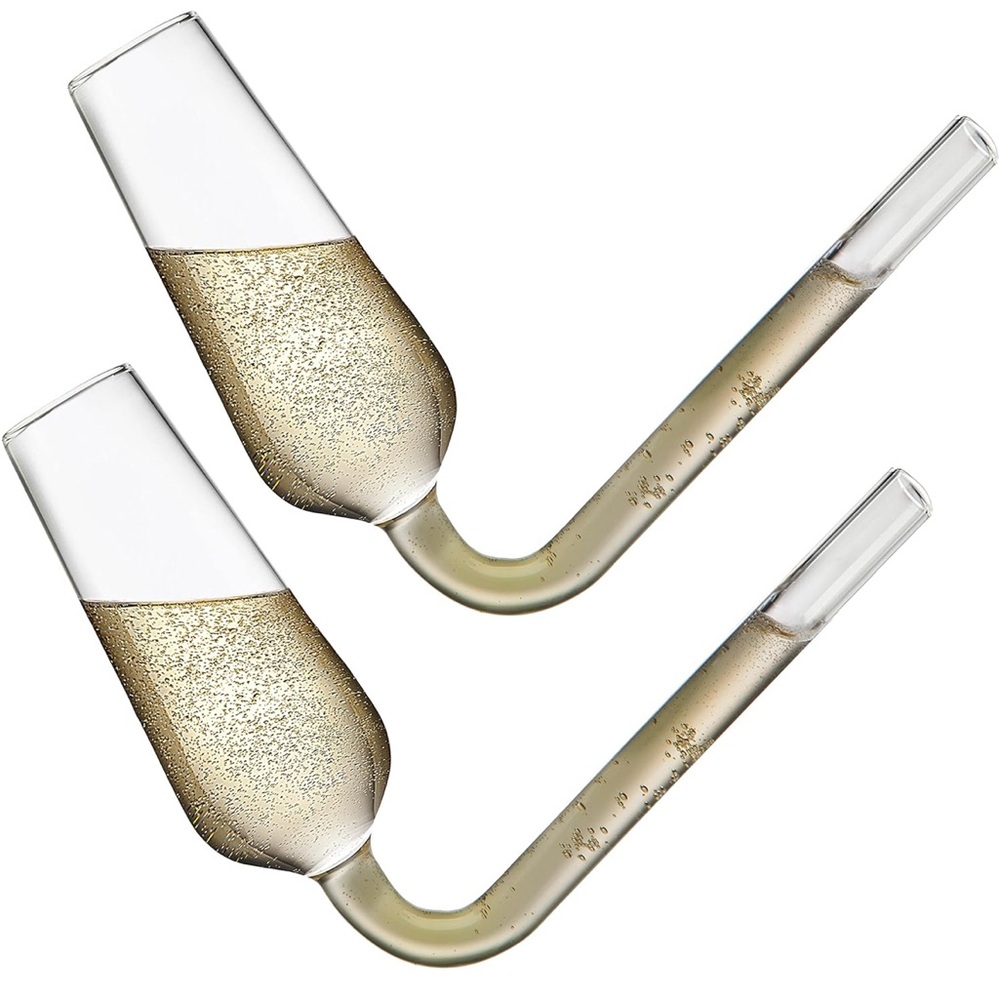 Godinger Silver Champagne Guzzler Duo